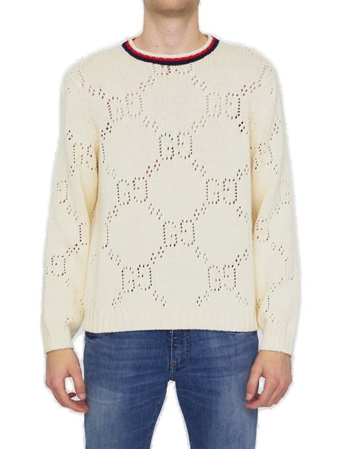 gucci cream sweater|Gucci sweater for men.